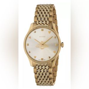 Brand New G-Timeless Gold PVD Stainless Steel Bracelet Watch 36mm